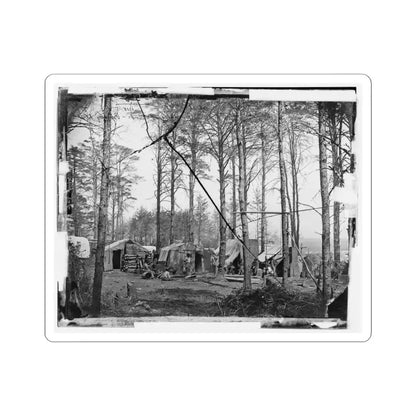 Brandy Station, Virginia. Telegraph Corps Camp (U.S. Civil War) STICKER Vinyl Kiss-Cut Decal 4 Inch White - The Sticker Space