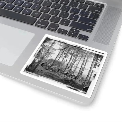 Brandy Station, Virginia. Telegraph Corps Camp (U.S. Civil War) STICKER Vinyl Kiss-Cut Decal - The Sticker Space