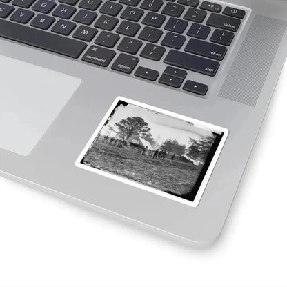 Brandy Station, Virginia. Tent of A. Foulke, Sutler, 1St Brigade, Horse Artillery (U.S. Civil War) STICKER Vinyl Kiss-Cut Decal - The Sticker Space