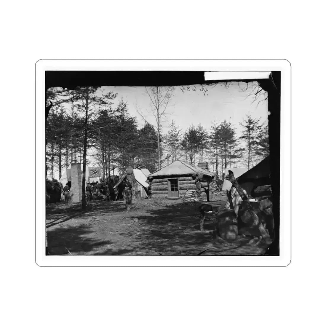 Brandy Station, Virginia (Vicinity). Headquarters, 1St Brigade, Horse Artillery (U.S. Civil War) STICKER Vinyl Kiss-Cut Decal 3 Inch White - The Sticker Space