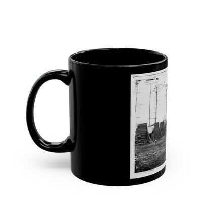 Brandy Station, Virginia (Vicinity). Camp Of The 18th Pennsylvania Cavalry (U.S. Civil War) Black Coffee Mug-The Sticker Space