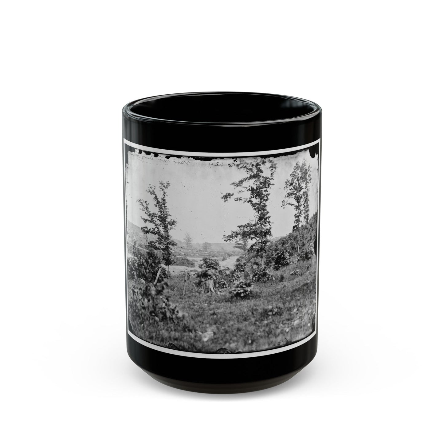 Brandy Station, Virginia (Vicinity). View (U.S. Civil War) Black Coffee Mug-15oz-The Sticker Space