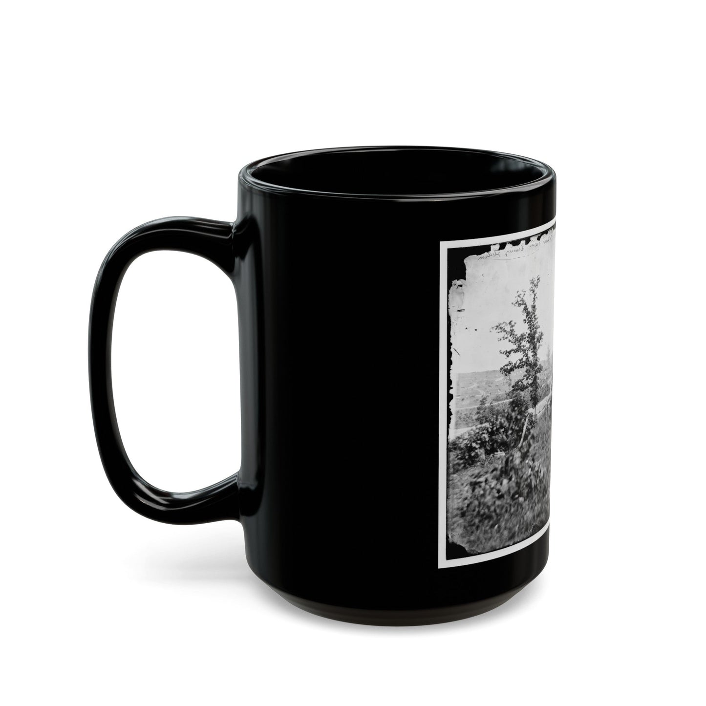 Brandy Station, Virginia (Vicinity). View (U.S. Civil War) Black Coffee Mug-The Sticker Space