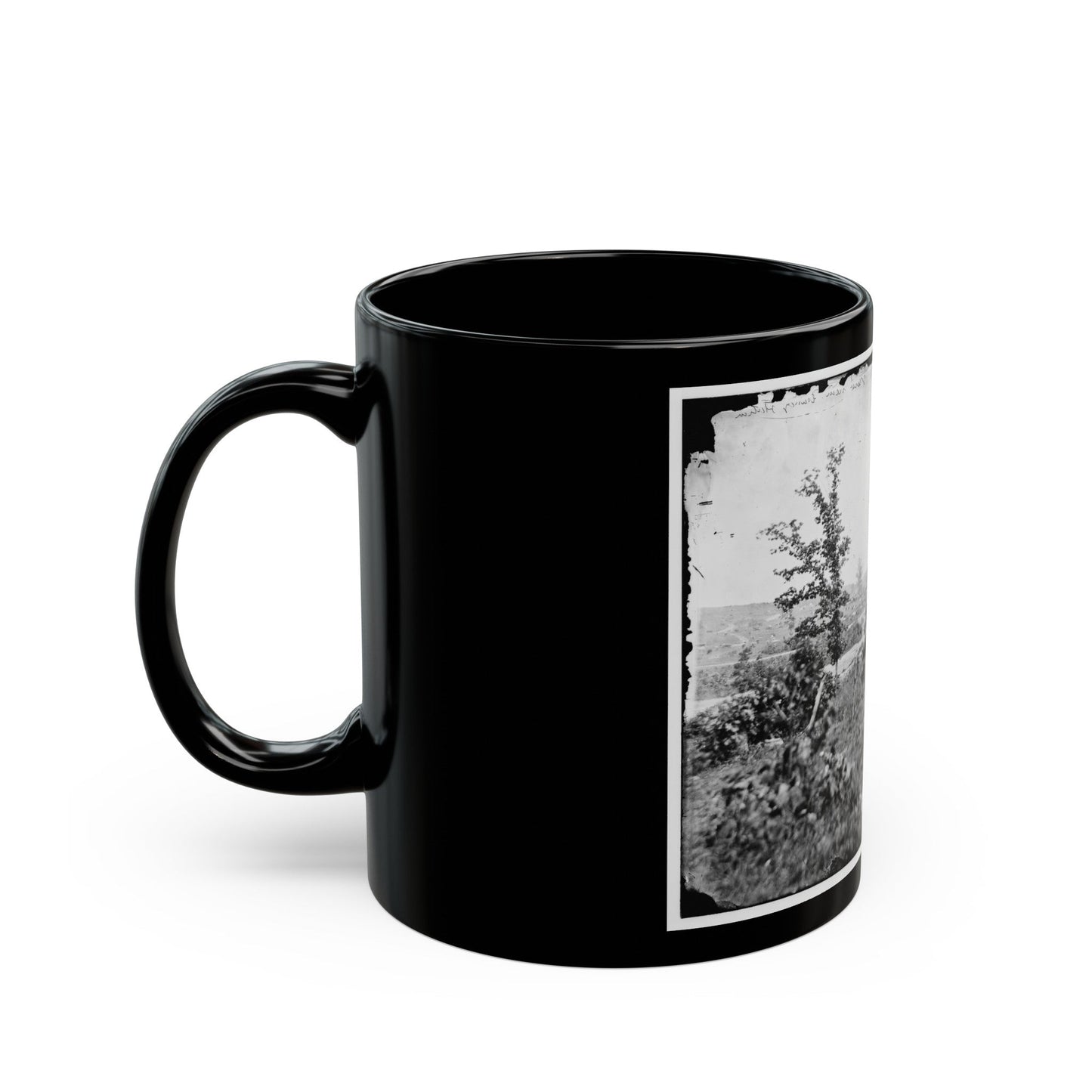 Brandy Station, Virginia (Vicinity). View (U.S. Civil War) Black Coffee Mug-The Sticker Space