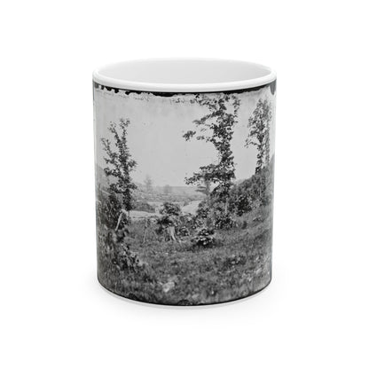 Brandy Station, Virginia (Vicinity). View (U.S. Civil War) White Coffee Mug-11oz-The Sticker Space