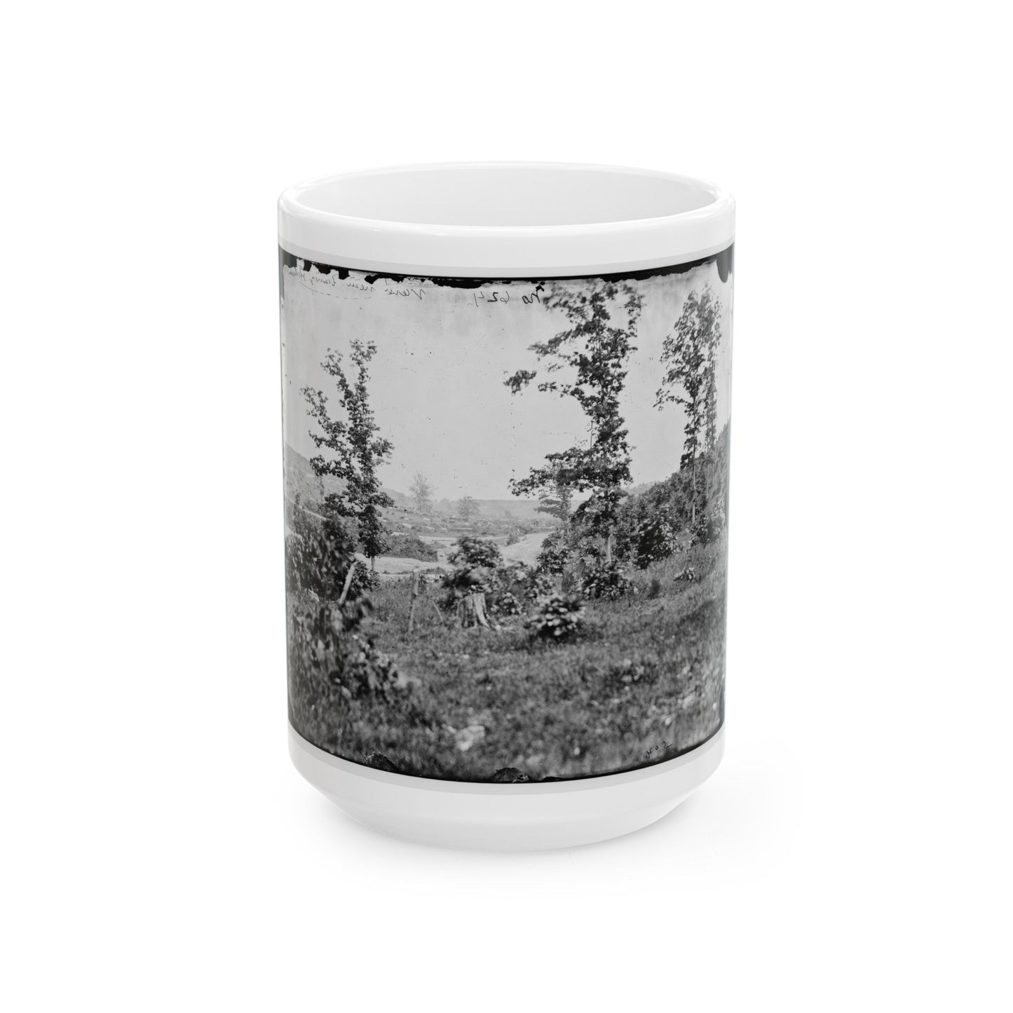 Brandy Station, Virginia (Vicinity). View (U.S. Civil War) White Coffee Mug-15oz-The Sticker Space