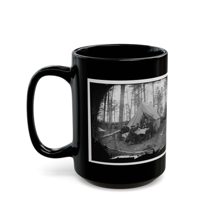 Brandy Station, Virginia. A Breakfast Party At Headquarters. Army Of The Potomac (U.S. Civil War) Black Coffee Mug