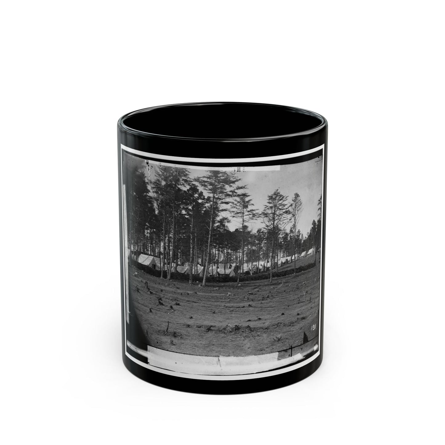 Brandy Station, Virginia. Army Of The Potomac. Eastern Half Of The Camp (U.S. Civil War) Black Coffee Mug