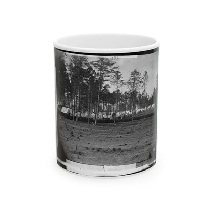 Brandy Station, Virginia. Army Of The Potomac. Eastern Half Of The Camp (U.S. Civil War) White Coffee Mug