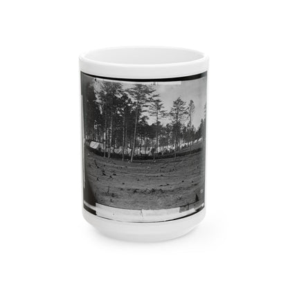 Brandy Station, Virginia. Army Of The Potomac. Eastern Half Of The Camp (U.S. Civil War) White Coffee Mug