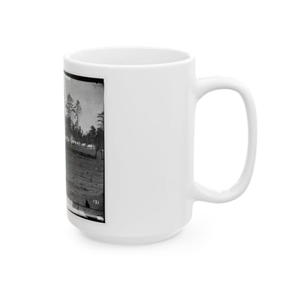 Brandy Station, Virginia. Army Of The Potomac. Eastern Half Of The Camp (U.S. Civil War) White Coffee Mug