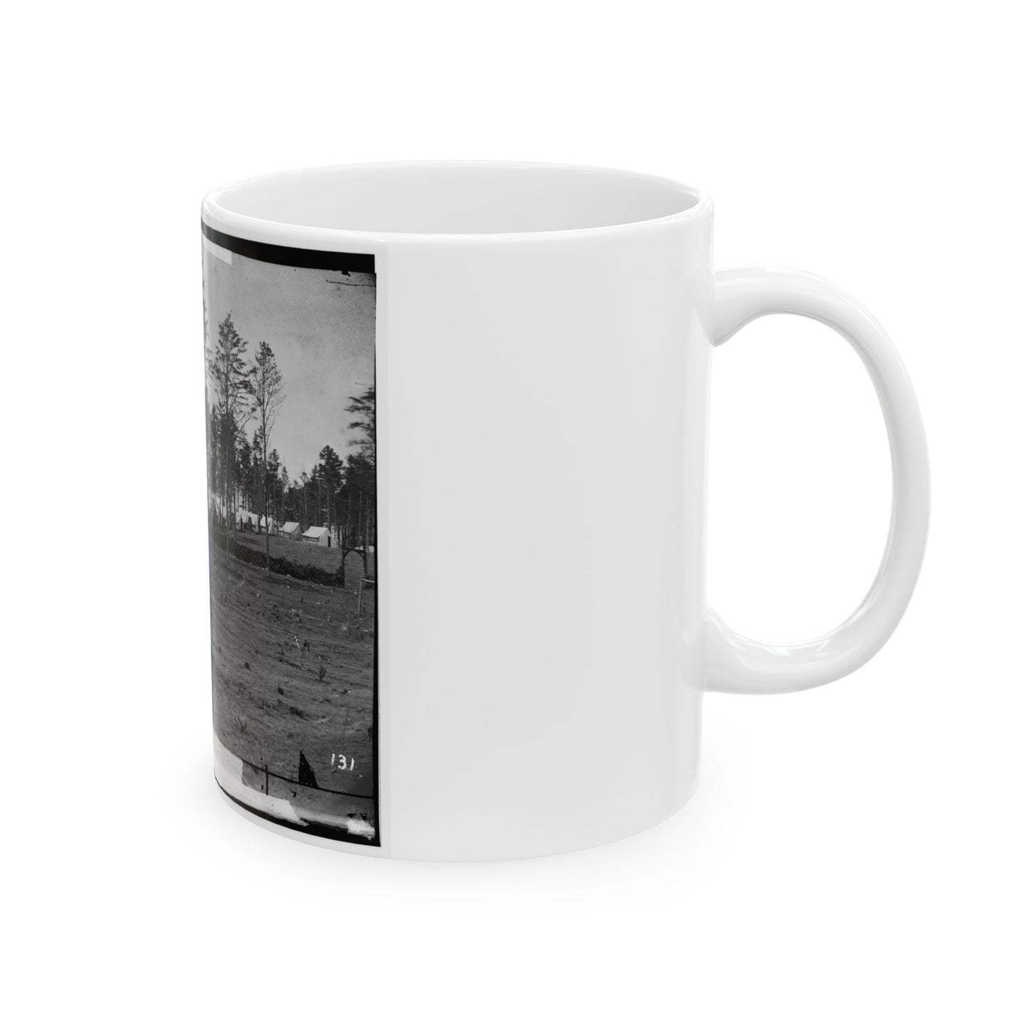 Brandy Station, Virginia. Army Of The Potomac. Eastern Half Of The Camp (U.S. Civil War) White Coffee Mug