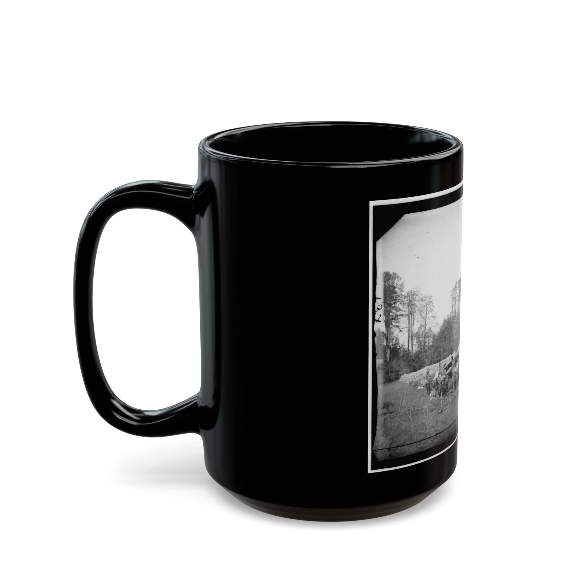 Brandy Station, Virginia. Bates Quarters. Headquarters, Army Of The Potomac (U.S. Civil War) Black Coffee Mug-The Sticker Space