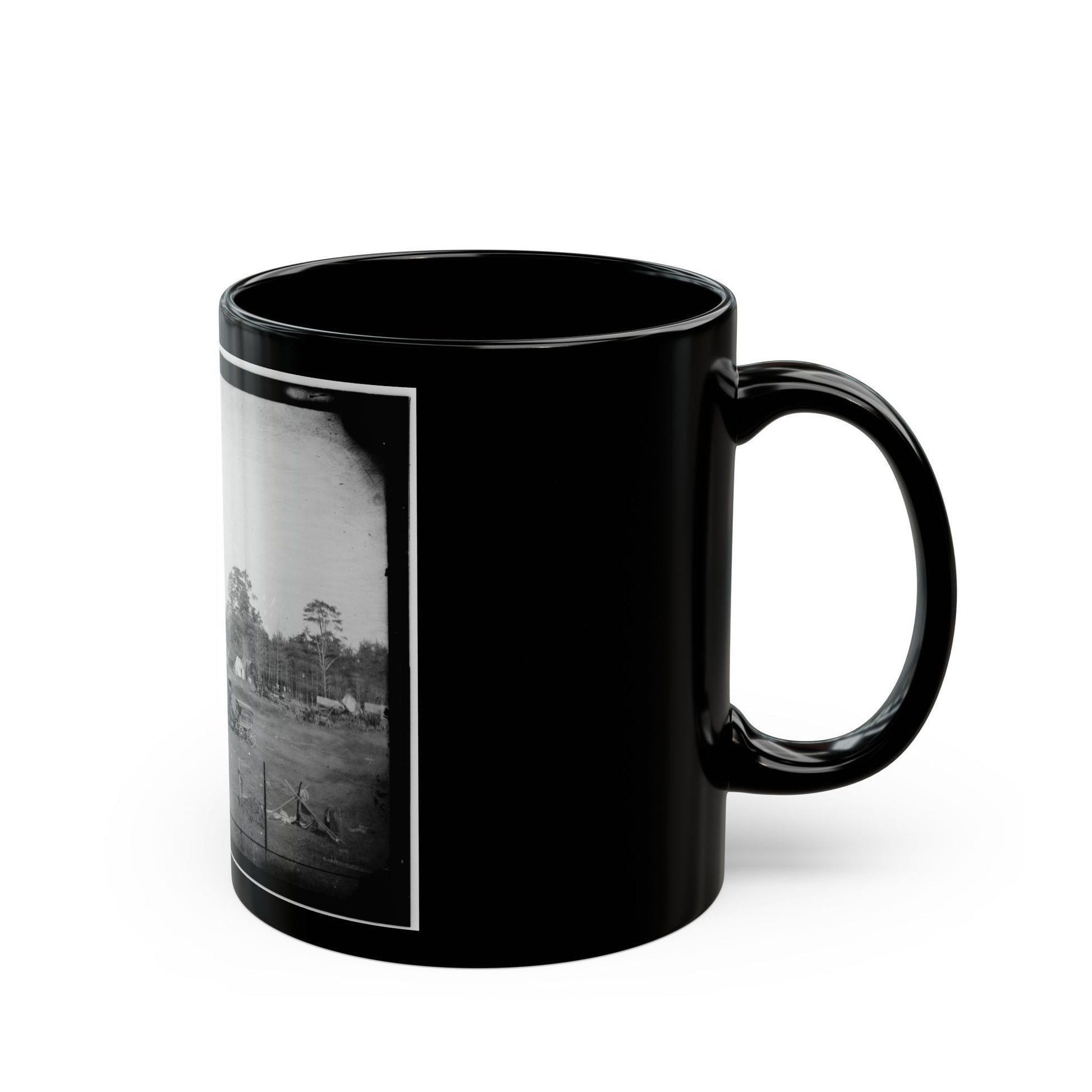 Brandy Station, Virginia. Bates Quarters. Headquarters, Army Of The Potomac (U.S. Civil War) Black Coffee Mug-The Sticker Space