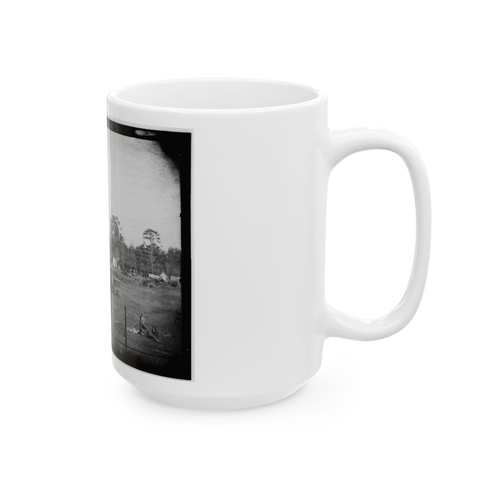 Brandy Station, Virginia. Bates Quarters. Headquarters, Army Of The Potomac (U.S. Civil War) White Coffee Mug-The Sticker Space