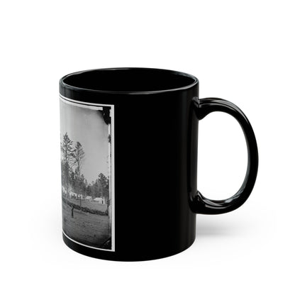 Brandy Station, Virginia. Camp At Headquarters, Army Of The Potomac (U.S. Civil War) Black Coffee Mug-The Sticker Space