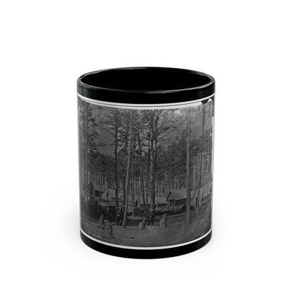 Brandy Station, Virginia. Camp At Headquarters, Army Of The Potomac(2) (U.S. Civil War) Black Coffee Mug