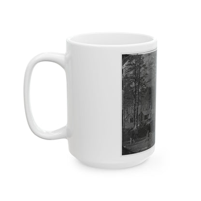 Brandy Station, Virginia. Camp At Headquarters, Army Of The Potomac(2) (U.S. Civil War) White Coffee Mug