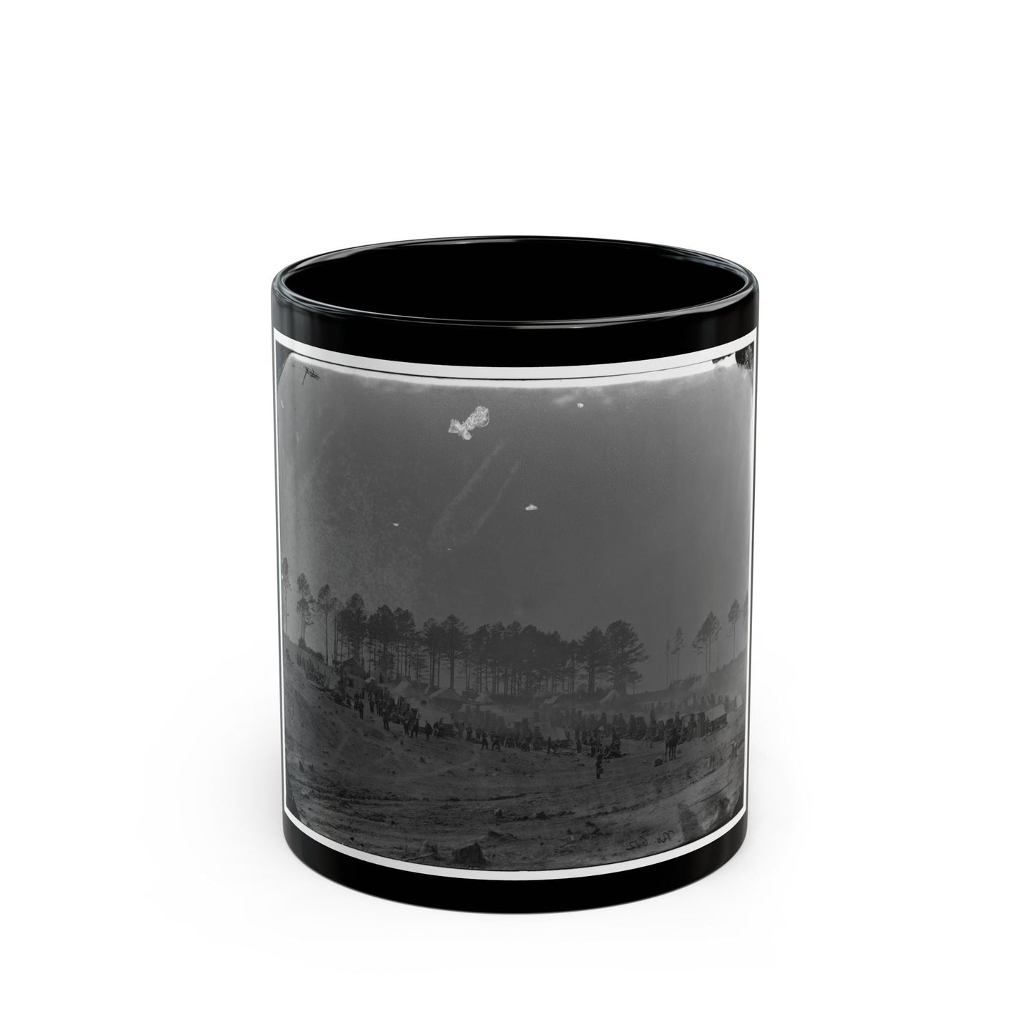 Brandy Station, Virginia. Camp Of 114th Pennsylvania Infantry (U.S. Civil War) Black Coffee Mug