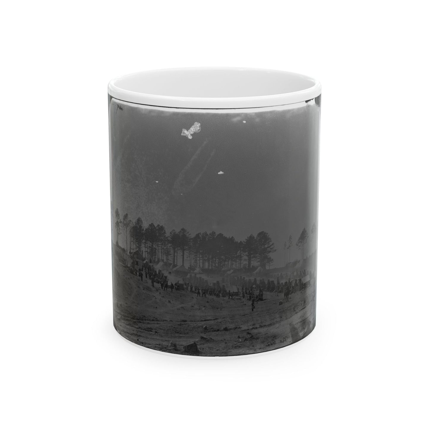 Brandy Station, Virginia. Camp Of 114th Pennsylvania Infantry (U.S. Civil War) White Coffee Mug