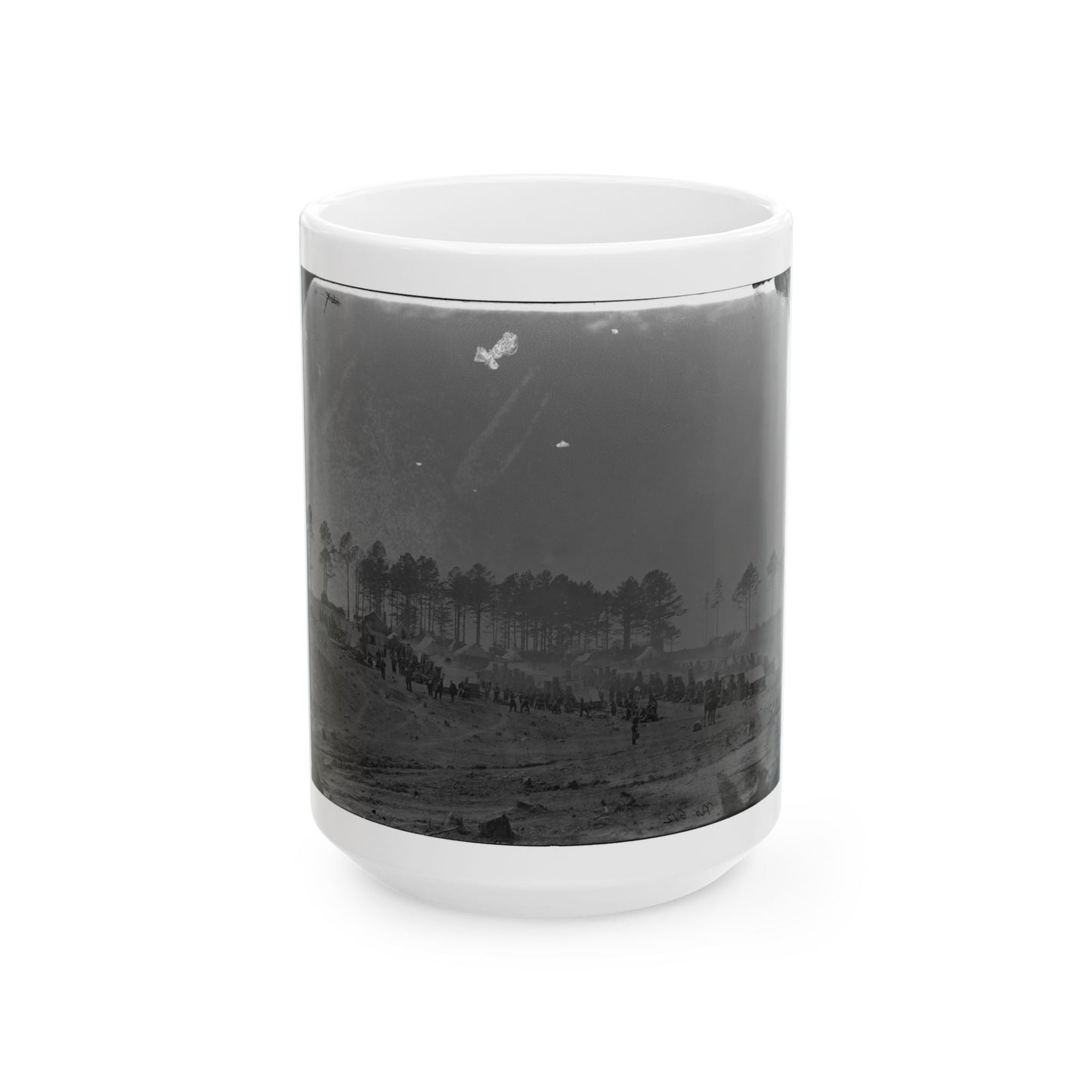 Brandy Station, Virginia. Camp Of 114th Pennsylvania Infantry (U.S. Civil War) White Coffee Mug