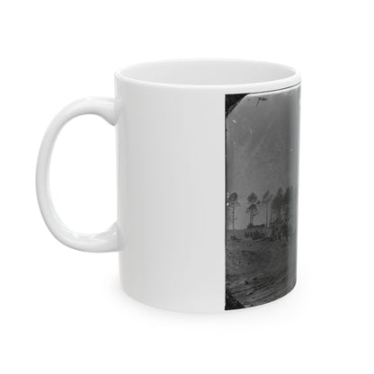 Brandy Station, Virginia. Camp Of 114th Pennsylvania Infantry (U.S. Civil War) White Coffee Mug