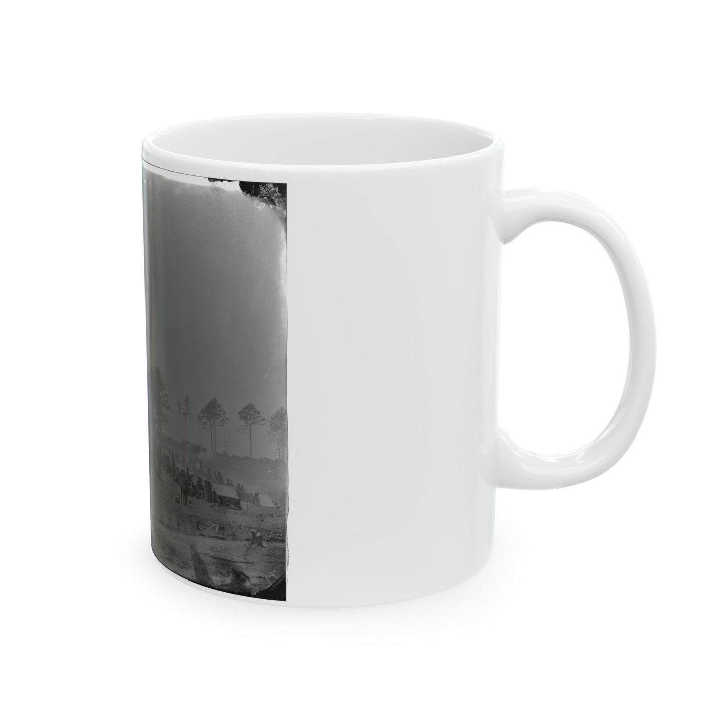 Brandy Station, Virginia. Camp Of 114th Pennsylvania Infantry (U.S. Civil War) White Coffee Mug