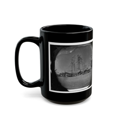 Brandy Station, Virginia. Carpenter, Wheelwright And Harness Shops. Headquarters, Army Of The Potomac (U.S. Civil War) Black Coffee Mug