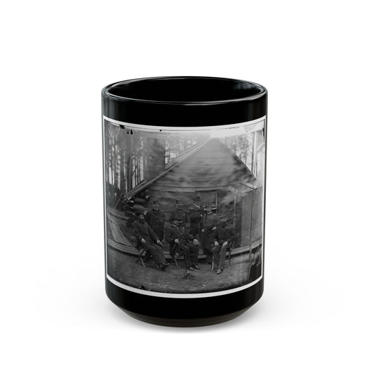 Brandy Station, Virginia. Gen. Rufus Ingalls And Group (U.S. Civil War) Black Coffee Mug