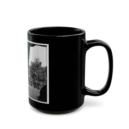 Brandy Station, Virginia. Headquarters, 1st Bridgade Horse Artillery (U.S. Civil War) Black Coffee Mug