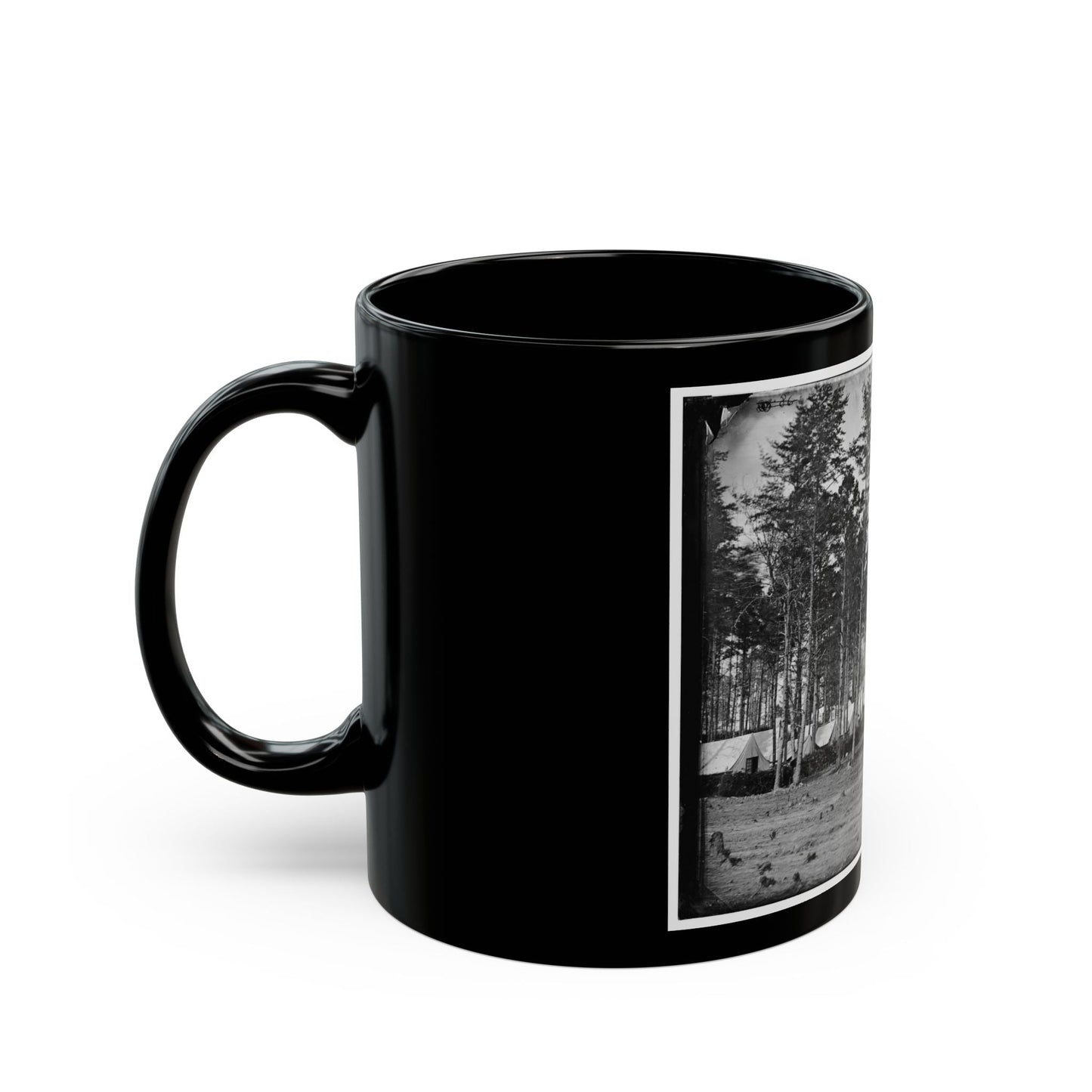 Brandy Station, Virginia. Headquarters, Army Of The Potomac. Eastern Half Of The Camp (U.S. Civil War) Black Coffee Mug