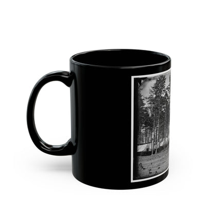 Brandy Station, Virginia. Headquarters, Army Of The Potomac. Eastern Half Of The Camp (U.S. Civil War) Black Coffee Mug