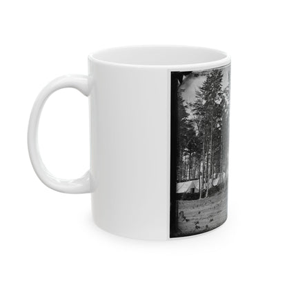 Brandy Station, Virginia. Headquarters, Army Of The Potomac. Eastern Half Of The Camp (U.S. Civil War) White Coffee Mug