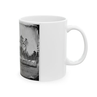 Brandy Station, Virginia. Headquarters, Army Of The Potomac. Eastern Half Of The Camp (U.S. Civil War) White Coffee Mug