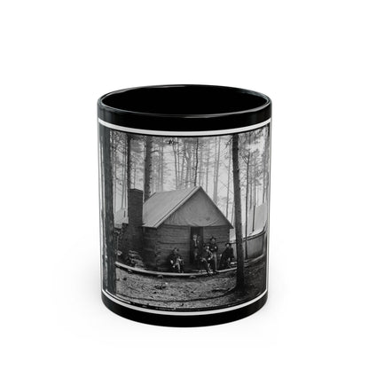 Brandy Station, Virginia. Officer's Winter Quarters Headquarters Army Of The Potomac (U.S. Civil War) Black Coffee Mug