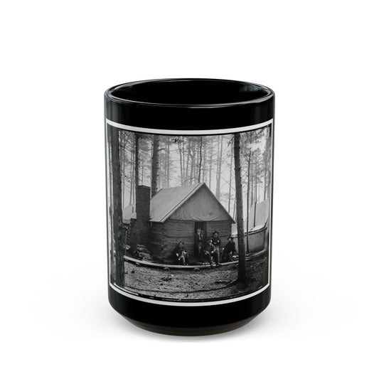 Brandy Station, Virginia. Officer's Winter Quarters Headquarters Army Of The Potomac (U.S. Civil War) Black Coffee Mug