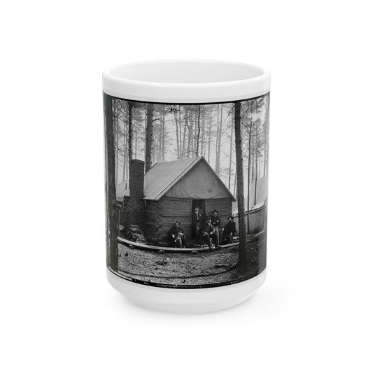 Brandy Station, Virginia. Officer's Winter Quarters Headquarters Army Of The Potomac (U.S. Civil War) White Coffee Mug