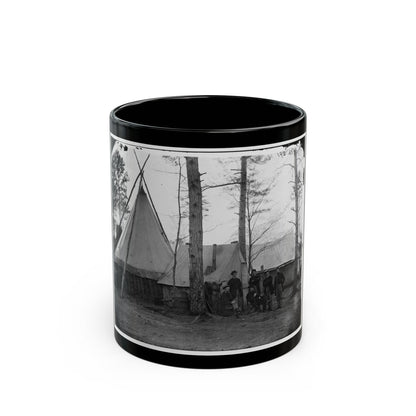 Brandy Station, Virginia. Provost Marshal Clerks, Headquarters, Army Of The Potomac (U.S. Civil War) Black Coffee Mug