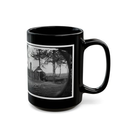 Brandy Station, Virginia. Specimen Of Officers Quarters. Army Of The Potomac (U.S. Civil War) Black Coffee Mug