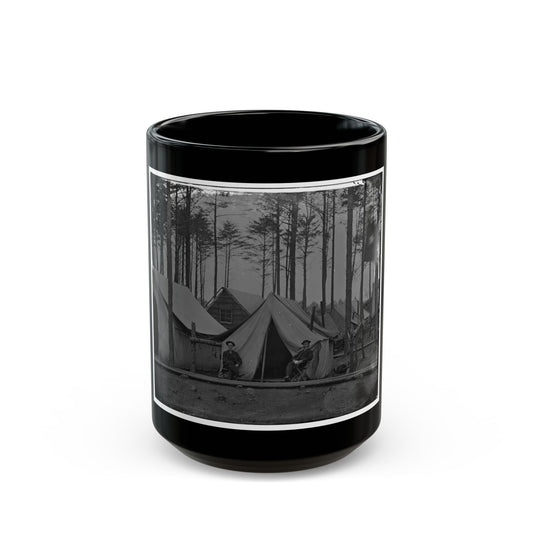 Brandy Station, Virginia. Winter Camp Of Chief Commissary Army Of The Potomac (U.S. Civil War) Black Coffee Mug