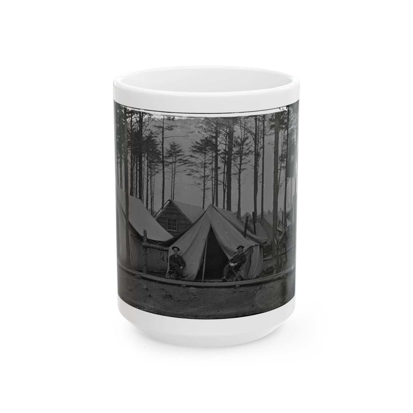 Brandy Station, Virginia. Winter Camp Of Chief Commissary Army Of The Potomac (U.S. Civil War) White Coffee Mug