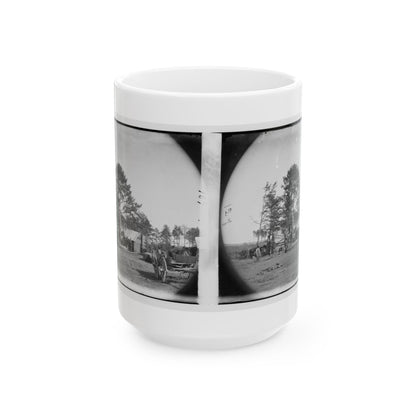 Brandy Station, Virginia. Winter Quarters Of Scouts And Guides. Army Of The Potomac (U.S. Civil War) White Coffee Mug