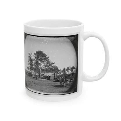 Brandy Station, Virginia. Winter Quarters Of Scouts And Guides. Army Of The Potomac (U.S. Civil War) White Coffee Mug