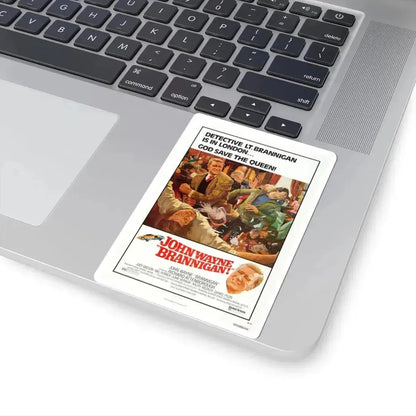 Brannigan 1975 Movie Poster - STICKER Vinyl Kiss-Cut Decal - The Sticker Space