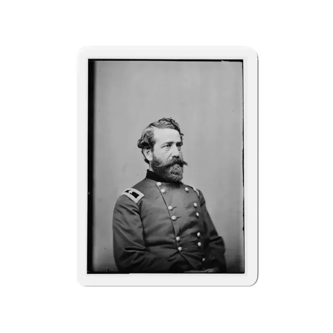 Brannon 001 (U.S. Civil War) Refrigerator Magnet 4" x 4" Die-Cut 1 pc - The Sticker Space