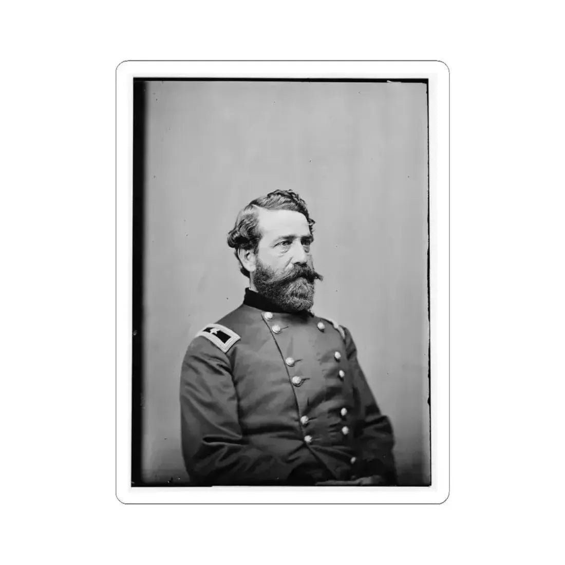 Brannon 001 (U.S. Civil War) STICKER Vinyl Kiss-Cut Decal 6 Inch White - The Sticker Space