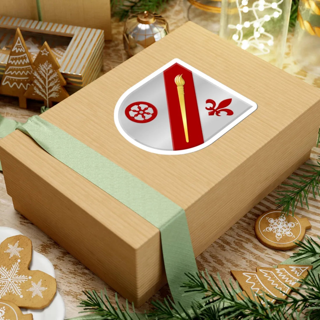 Brantgum wapen (Netherlands) (Coat of Arms) STICKER Vinyl Kiss-Cut Decal - The Sticker Space