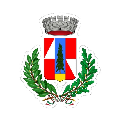 Branzi-Stemma (Italy) (Coat of Arms) STICKER Vinyl Kiss-Cut Decal 6 Inch White - The Sticker Space