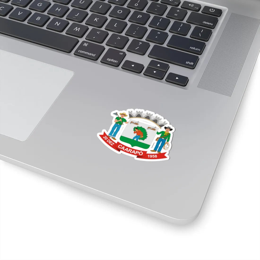Brasao Caarapo MatoGrossodoSul Brasil (Brazil) (Coat of Arms) STICKER Vinyl Kiss-Cut Decal - The Sticker Space