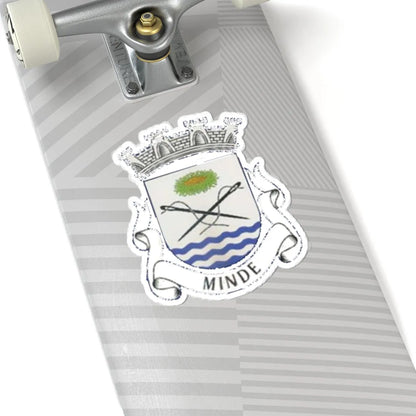 Brasao de Minde cop (Portugal) (Coat of Arms) STICKER Vinyl Kiss-Cut Decal - The Sticker Space